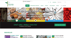 Desktop Screenshot of franco-nord.ca