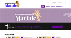 Desktop Screenshot of mariale.franco-nord.ca